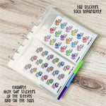 Disc Bound Sticker Storage Album - Tie Dye-Cricket Paper Co.