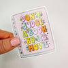 Don't Judge a Book by Its Movie - Bookish Vinyl Sticker-Cricket Paper Co.