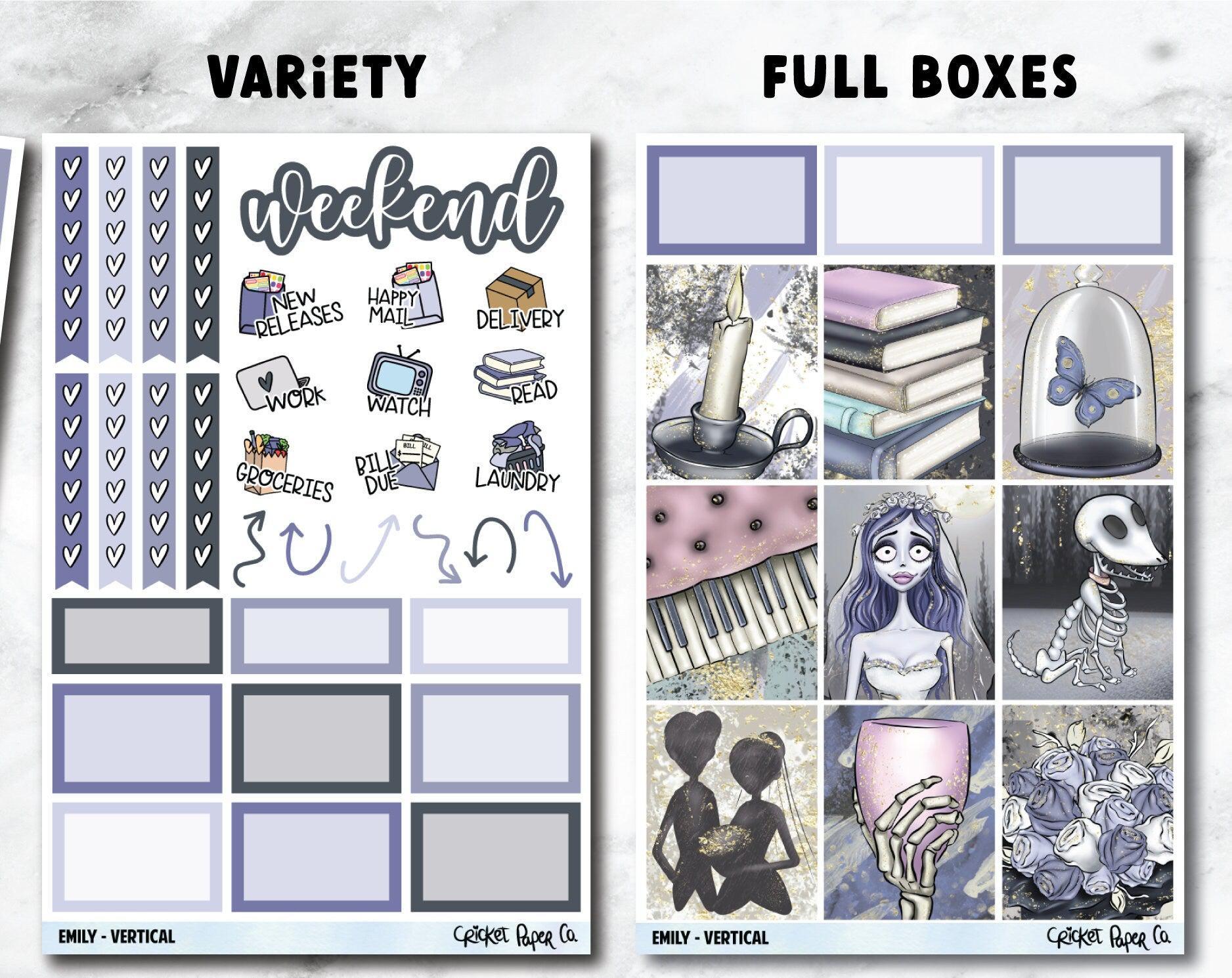 EMILY Planner Stickers - Full Kit-Cricket Paper Co.