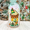 Elf Coffee Cups - 16oz Libbey Glass Can Holiday Cup-Cricket Paper Co.