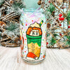Elf Coffee Cups - 16oz Libbey Glass Can Holiday Cup-Cricket Paper Co.