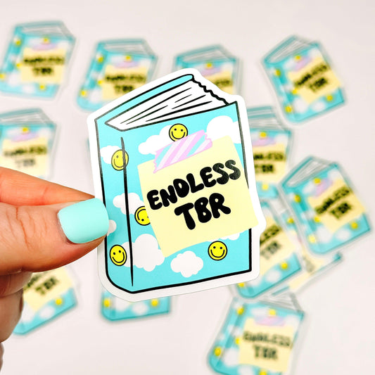 Endless TBR - Bookish Vinyl Sticker-Cricket Paper Co.