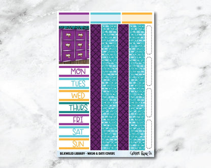 FULL KIT Planner Stickers - Bejeweled Library-Cricket Paper Co.