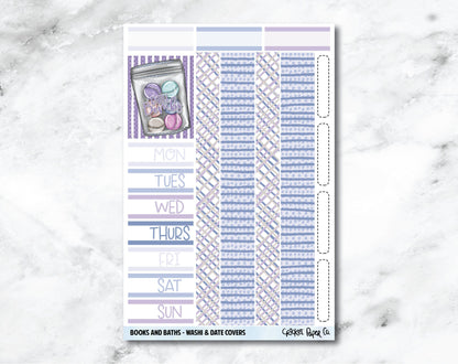 FULL KIT Planner Stickers - Books and Baths-Cricket Paper Co.