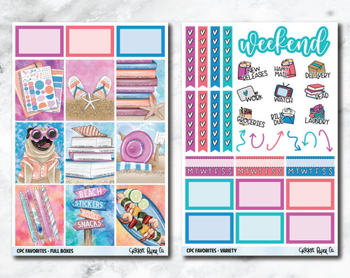 FULL KIT Planner Stickers - CPC Favorites-Cricket Paper Co.