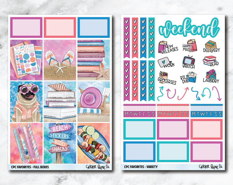 FULL KIT Planner Stickers - CPC Favorites-Cricket Paper Co.