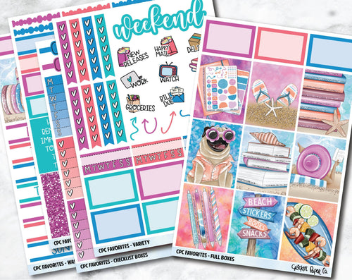 FULL KIT Planner Stickers - Bejeweled Library – Cricket Paper Co.