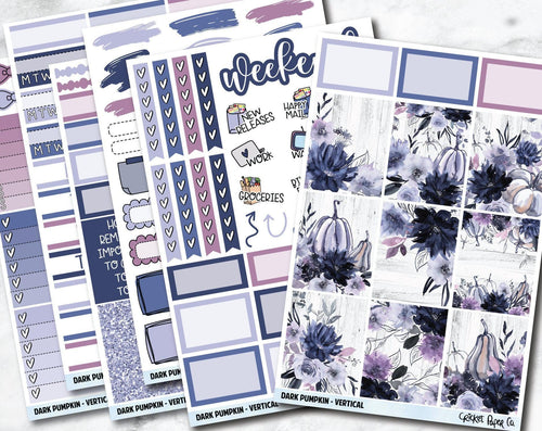 FULL KIT Planner Stickers - Dark Pumpkin-Cricket Paper Co.
