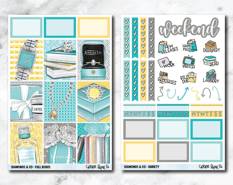 FULL KIT Planner Stickers - Diamonds & Co.-Cricket Paper Co.