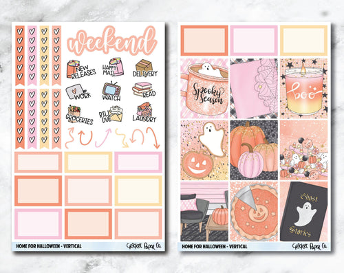 FULL KIT Planner Stickers - Home for Halloween-Cricket Paper Co.