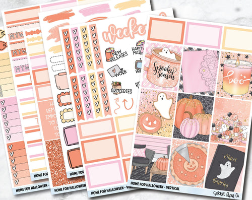 FULL KIT Planner Stickers - Home for Halloween-Cricket Paper Co.
