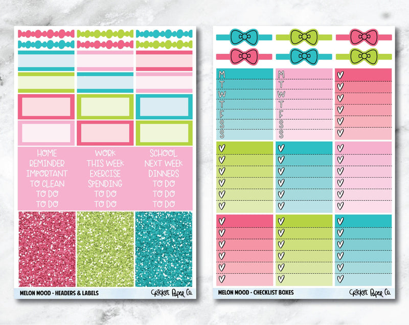 FULL KIT Planner Stickers - Bejeweled Library – Cricket Paper Co.