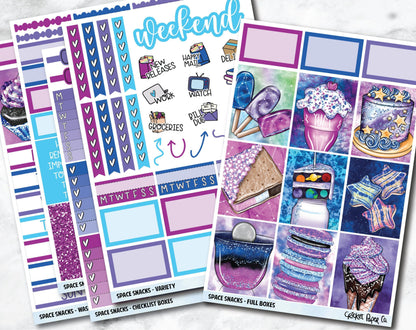 FULL KIT Planner Stickers - Space Snacks-Cricket Paper Co.