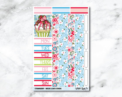 FULL KIT Planner Stickers - Strawberry-Cricket Paper Co.