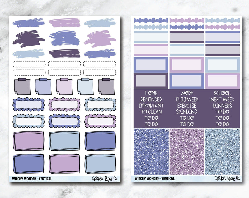 FULL KIT Planner Stickers - Witchy Wonder-Cricket Paper Co.
