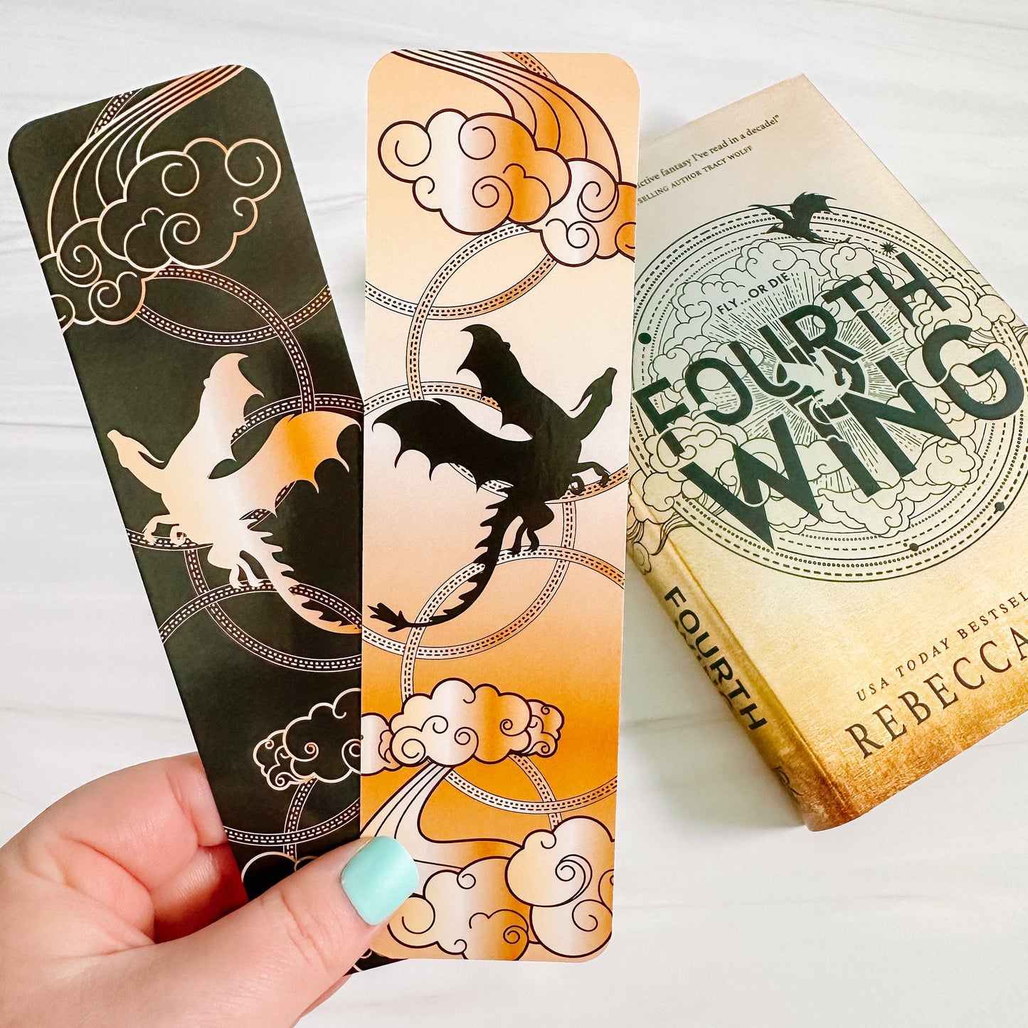 Fourth Wing Bookmarks - Officially Licensed-Cricket Paper Co.