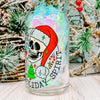 Full of Holiday Spirit - 16oz Libbey Glass Can Cup-Cricket Paper Co.