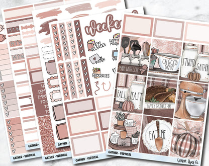 GATHER Planner Stickers - Full Kit-Cricket Paper Co.