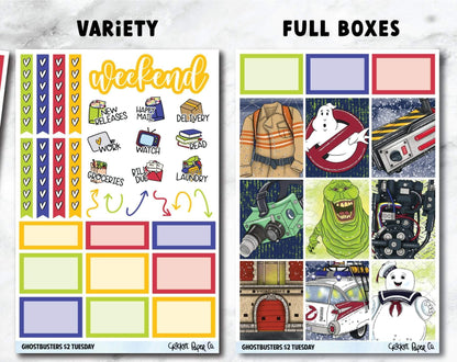 GHOSTBUSTERS Planner Stickers - Full Kit-Cricket Paper Co.