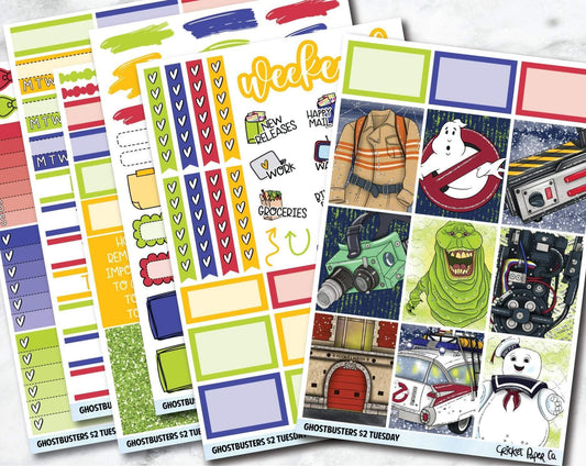 GHOSTBUSTERS Planner Stickers - Full Kit-Cricket Paper Co.