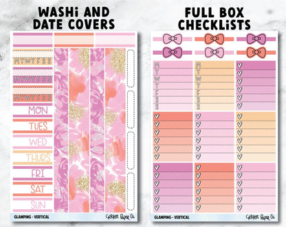 GLAMPING Planner Stickers - Full Kit-Cricket Paper Co.