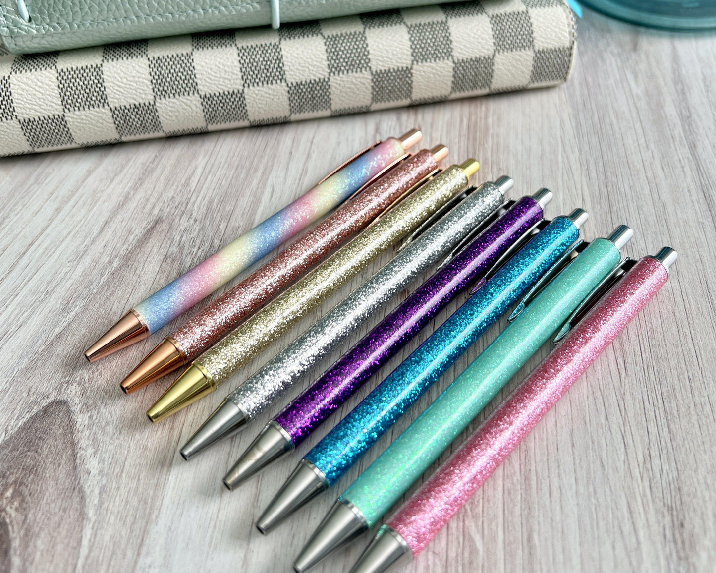 Glitter Design Ball Point Pens Black Ink – Cricket Paper