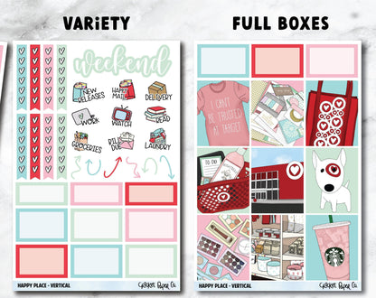 HAPPY PLACE Planner Stickers - Full Kit-Cricket Paper Co.