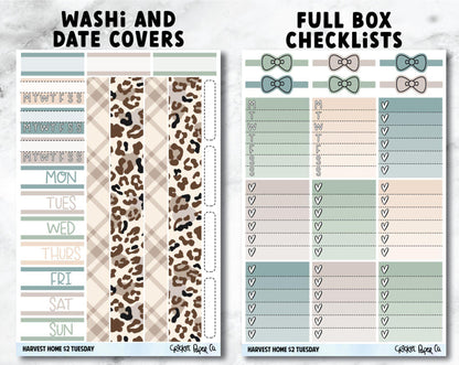 HARVEST HOME Planner Stickers - Full Kit-Cricket Paper Co.