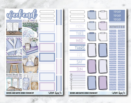 HOBONICHI COUSIN Planner Stickers Mini Kit - Books and Baths-Cricket Paper Co.