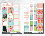 HOBONICHI COUSIN Planner Stickers Mini Kit - Bright Boos-Cricket Paper Co.