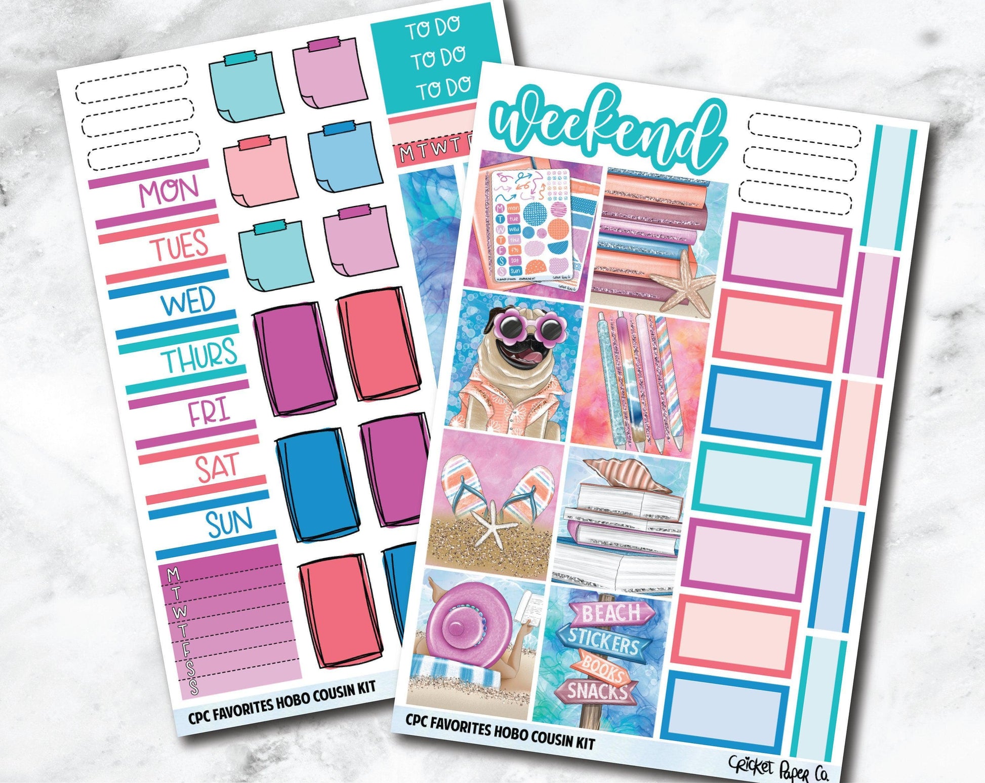 HOBONICHI COUSIN Planner Stickers Mini Kit - CPC Favorites-Cricket Paper Co.