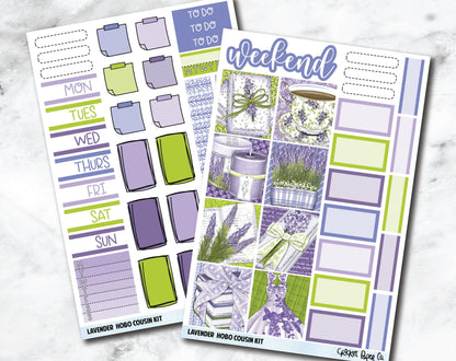 HOBONICHI COUSIN Planner Stickers Mini Kit - Lavender-Cricket Paper Co.