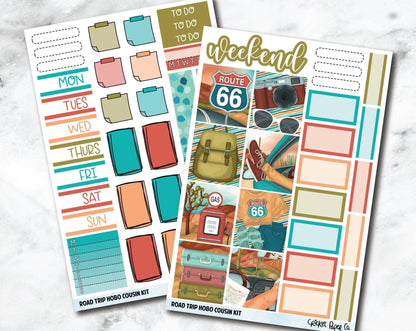 HOBONICHI COUSIN Planner Stickers Mini Kit - Road Trip-Cricket Paper Co.
