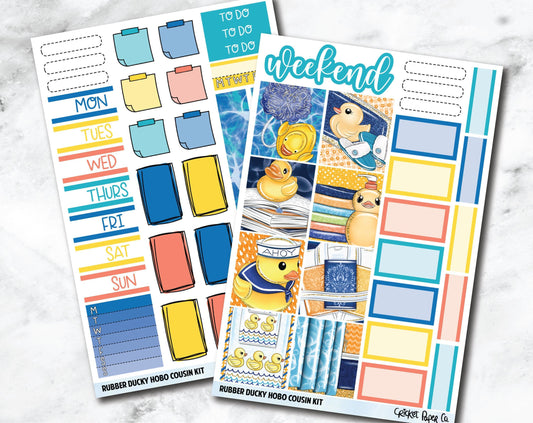 HOBONICHI COUSIN Planner Stickers Mini Kit - Rubber Ducky-Cricket Paper Co.