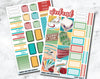 HOBONICHI COUSIN Planner Stickers Mini Kit - Summer Camp-Cricket Paper Co.