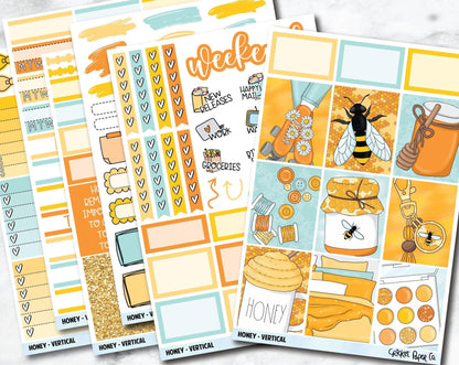 HONEY Planner Stickers - Full Kit-Cricket Paper Co.