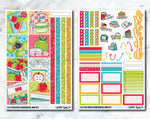HORIZONTAL Planner Stickers Mini Kit - A Is for Apple-Cricket Paper Co.