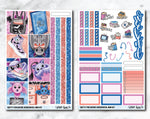 HORIZONTAL Planner Stickers Mini Kit - Batty for Books-Cricket Paper Co.