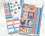 HORIZONTAL Planner Stickers Mini Kit - Celestial Fall-Cricket Paper Co.
