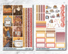 HORIZONTAL Planner Stickers Mini Kit - Fall Forest-Cricket Paper Co.