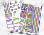 HORIZONTAL Planner Stickers Mini Kit - Grape Goodness-Cricket Paper Co.