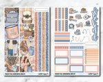 HORIZONTAL Planner Stickers Mini Kit - Peachy Fall-Cricket Paper Co.