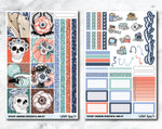 HORIZONTAL Planner Stickers Mini Kit - Spooky Anemone-Cricket Paper Co.