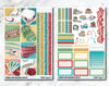 HORIZONTAL Planner Stickers Mini Kit - Summer Camp-Cricket Paper Co.