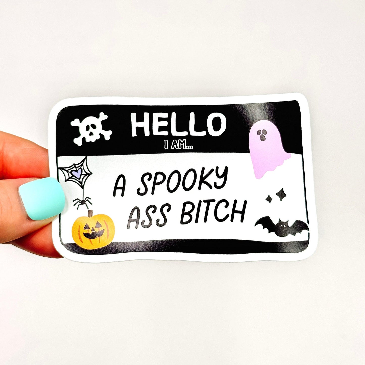Hello I'm Spooky - Decorative Vinyl Sticker-Cricket Paper Co.