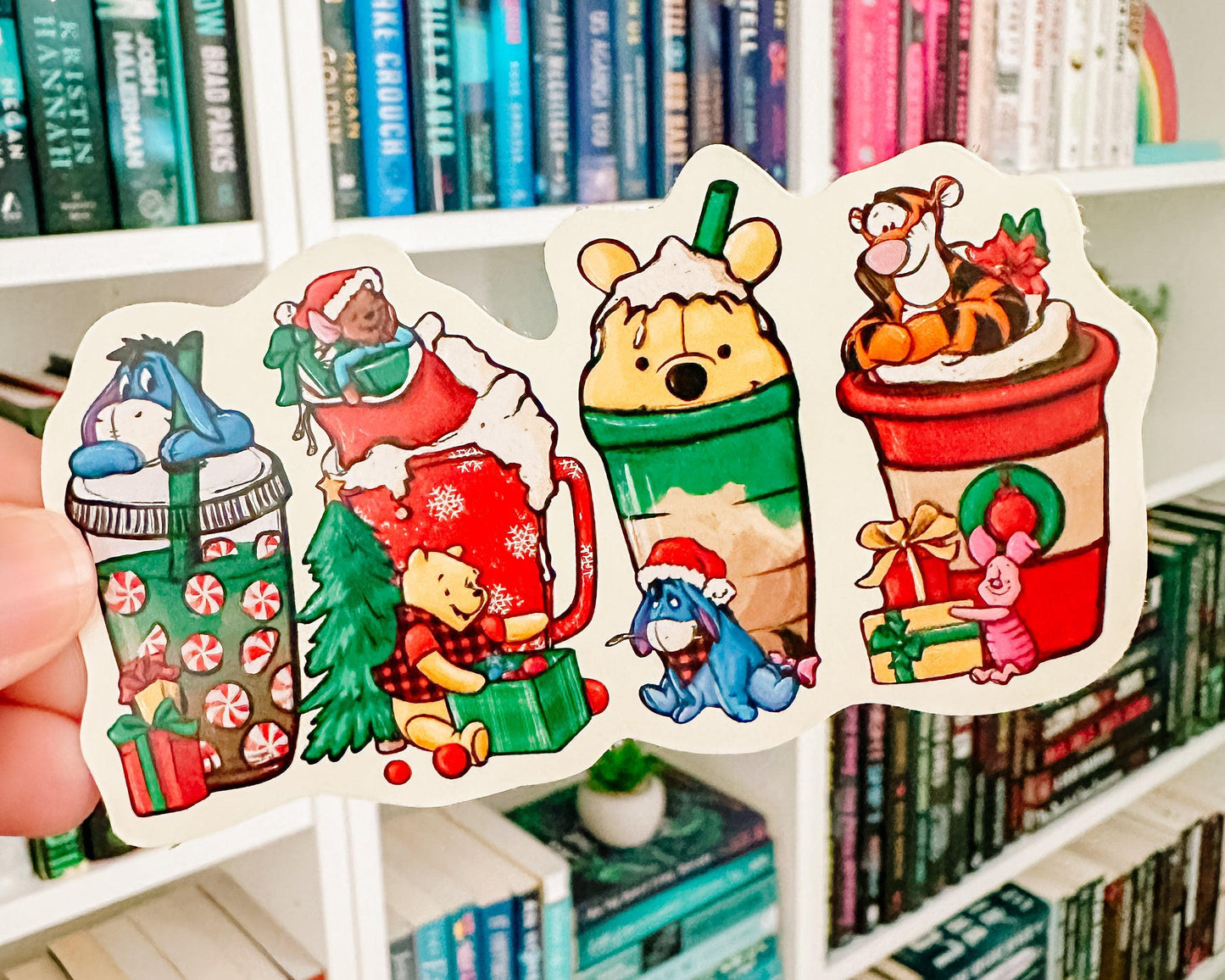 Holiday Bear Coffees - Christmas Vinyl Sticker-Cricket Paper Co.