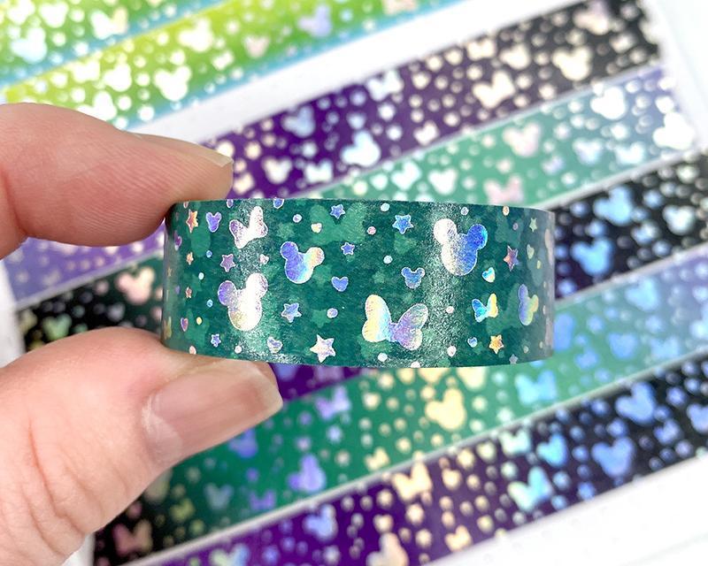 Holographic Foiled Magical Medley Washi Tape - Happy Haunts-Cricket Paper Co.