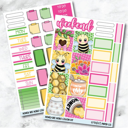 Honey Bee HOBONICHI COUSIN Planner Stickers Mini Kit-Cricket Paper Co.