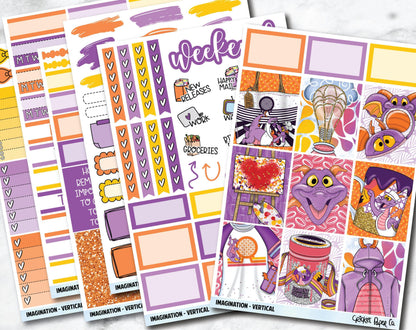 IMAGINATION Planner Stickers - Full Kit-Cricket Paper Co.