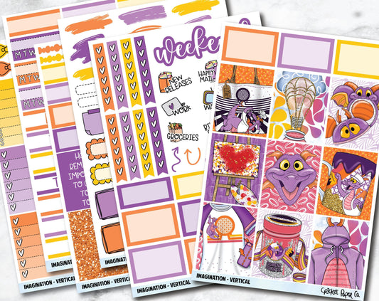 IMAGINATION Planner Stickers - Full Kit-Cricket Paper Co.